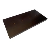 Rectangle Timber Base - Various Options, Stained Finish