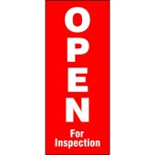 Open for Inspection Flag