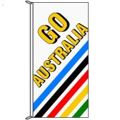 Go Australia (Stripes) Flag