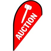 Auction Small Teardrop Flag