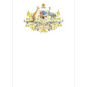 Australian Crest Pull Up Banner (A4 sized)