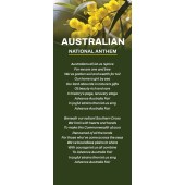 Australian National Anthem Pull Up Banner (Wattle Design)