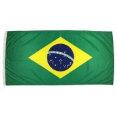 Brazil Flag 1800mm x 900mm (Fully Sewn, Vertical Sleeve) 