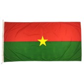 Burkina Faso flag 1800mm x 900mm (Knitted)