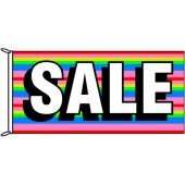 Sale Flag Rainbow