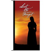 Lest We Forget Nurse Sunset Vertical Eyelet Flag