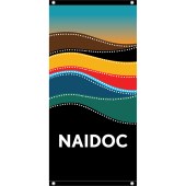 NAIDOC Flag with Eyelet finish