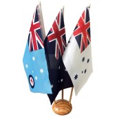 Australian Defence Desk Flag Set 300mm x 150mm 