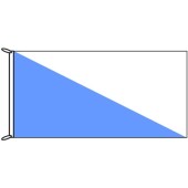 Mid Blue and White Flag