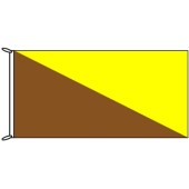 Brown and Yellow Flag