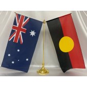 Australian Aboriginal Metal Base Desk Set