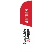 Stockdale & Leggo Large Auction Feather Flag 2019