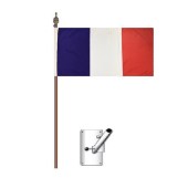 French Flag Bracket and Pole Kit