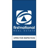 First National Reverse Logo Open Inspection