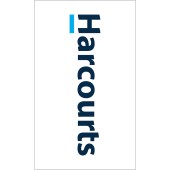 Harcourts White Signboard Flag