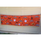 Happy Halloween Orange Fence Mesh 3000 x 750mm