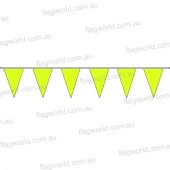 Pennant Bunting Fluoro Yellow