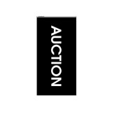 Generic Auction Flag (Black)