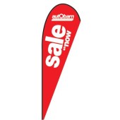 Autobarn Sale Medium Teardrop Flag