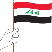 Iraq Hand Flag Handwaver