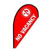 No Vacancy Small Teardrop Flag Kit