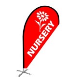 Nursery Small Teardrop Flag Kit