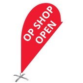 Op Shop Small Teardrop Flag Kit