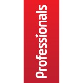 Professionals Red Pull Up Banner