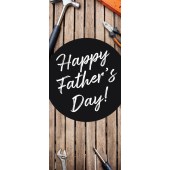 Fathers Day Design Pull Up Banner