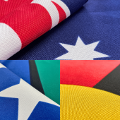 Australian, Aboriginal, TSI Flag Set