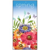 Spring Flag Flowers 900mm x 1800mm (Knitted)