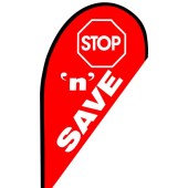 Stop n Save Small Teardrop Flag Kit