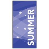 Summer Flag Purple Swirls 900mm x 1800mm (Knitted)