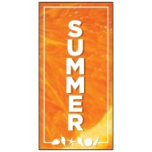 Summer Flag Orange 900mm x 1800mm (Knitted)