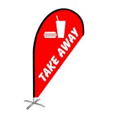 Take Away Small Teardrop Flag Kit