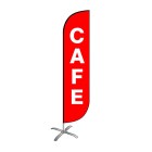 Cafe Red Medium Feather Flag Kit