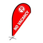 No Vacancy Small Teardrop Flag Kit