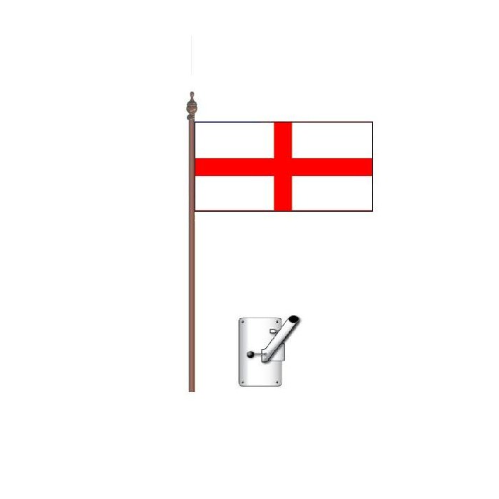 St George’s Cross Flag Bracket and Pole Kit