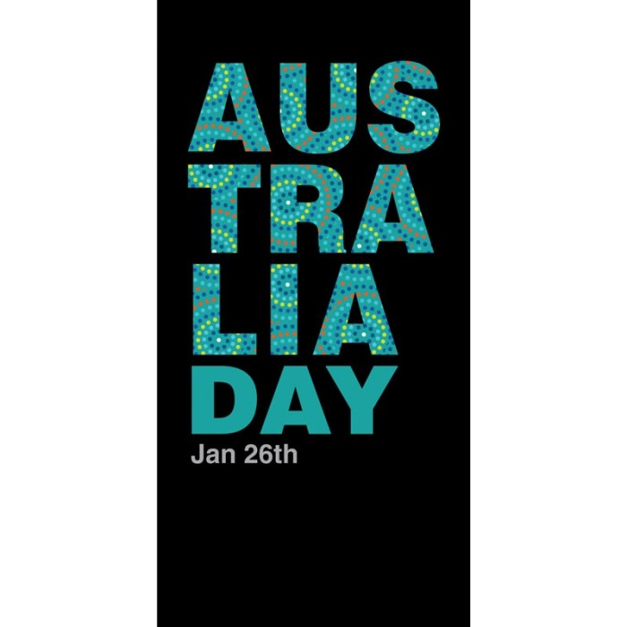  Australia Day Flag Aqua Blue Horizontal (60)