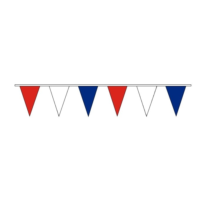 Pennant Bunting Red,White & Blue