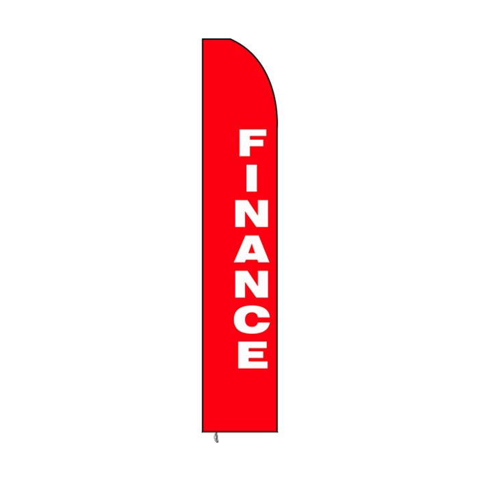 Finance Bali Flag 450mm x 3400mm (Knitted)