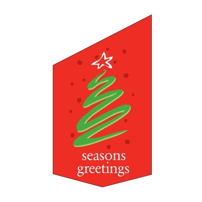 Seasons Greetings Xmas Tree2 Shop Front Banner