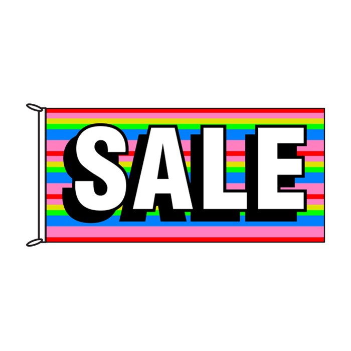 Sale Flag Rainbow