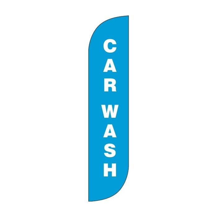 Car Wash Feather Flag