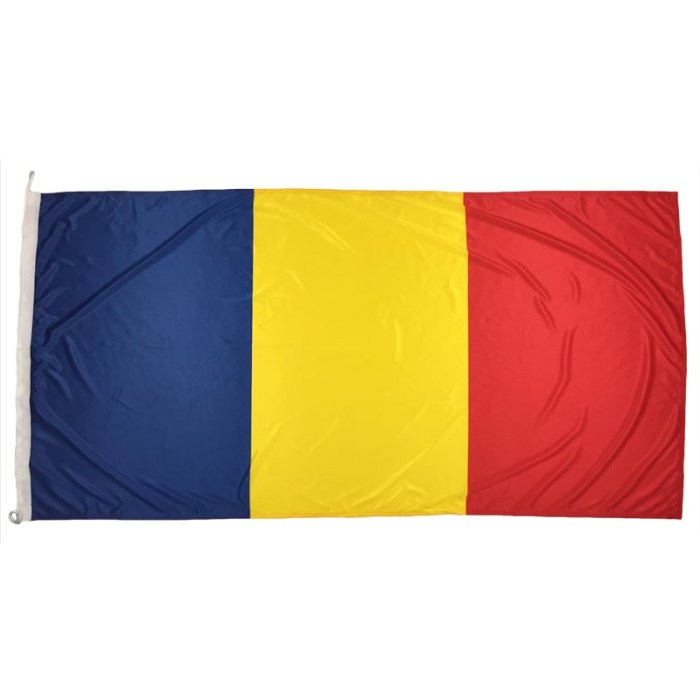 Chad Flag 1800mm x 900mm (Knitted)