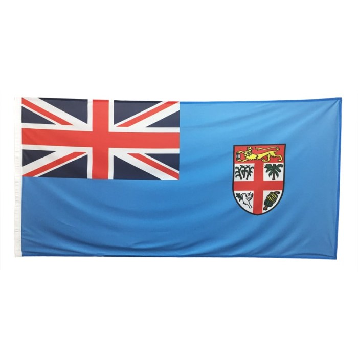 Fiji Flag 1800mm x 900mm (Fully Sewn)