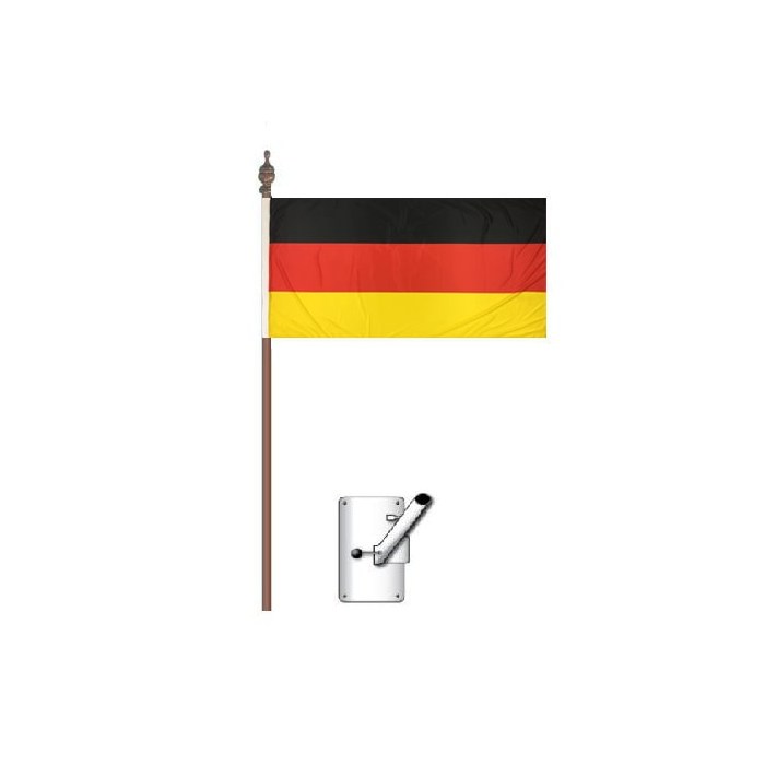 German Flag Bracket and Pole Kit