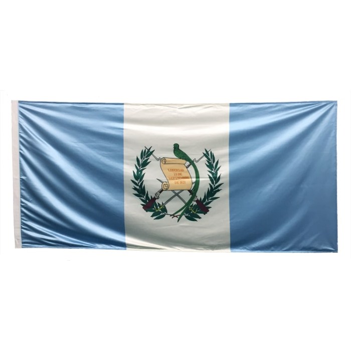 Guatemala Flag 1800mm x 900mm (Knitted)