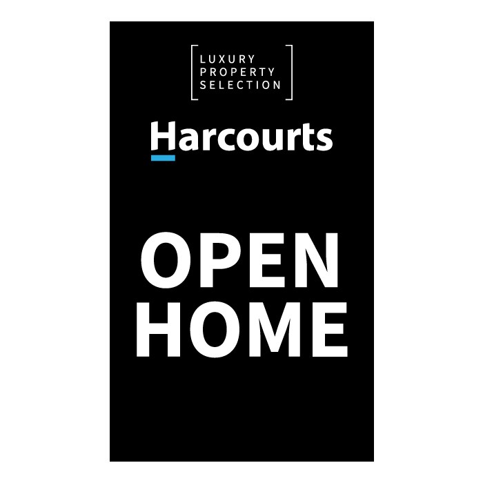 Harcourts Luxury Open Home Black 