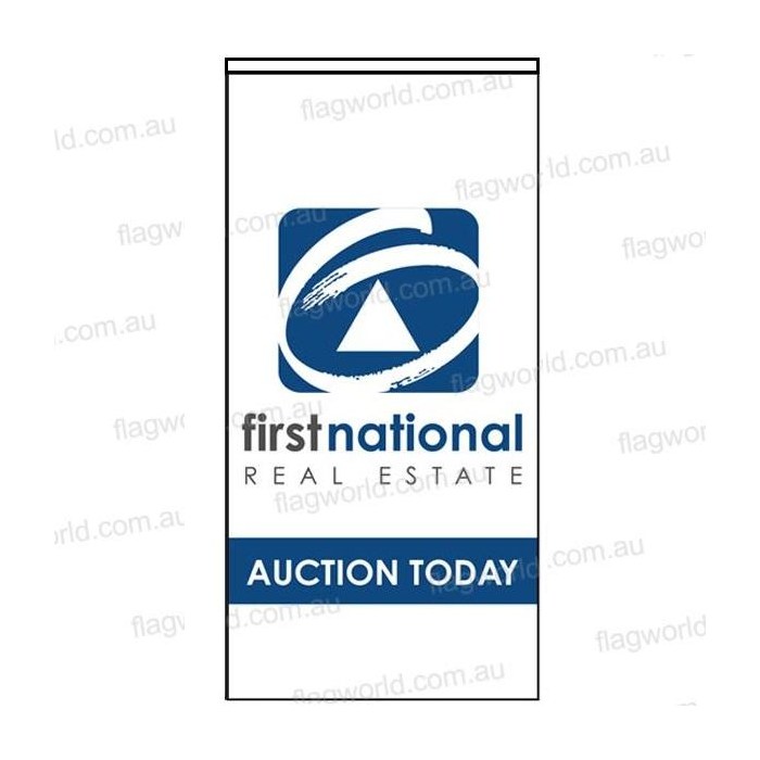 First National Auction Today Flag